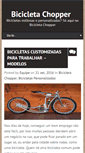 Mobile Screenshot of bicicletachopper.com